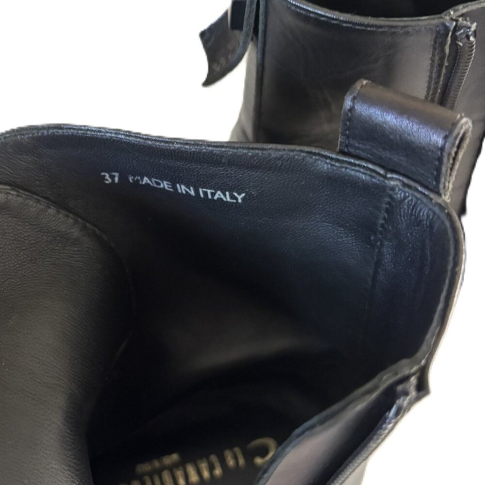 La Canadienne Women's Brendan Waterproof Combat Boot Sz 7 made in Italy - Picture 4 of 15
